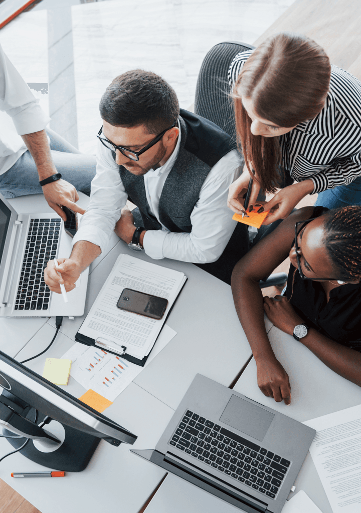 People working together